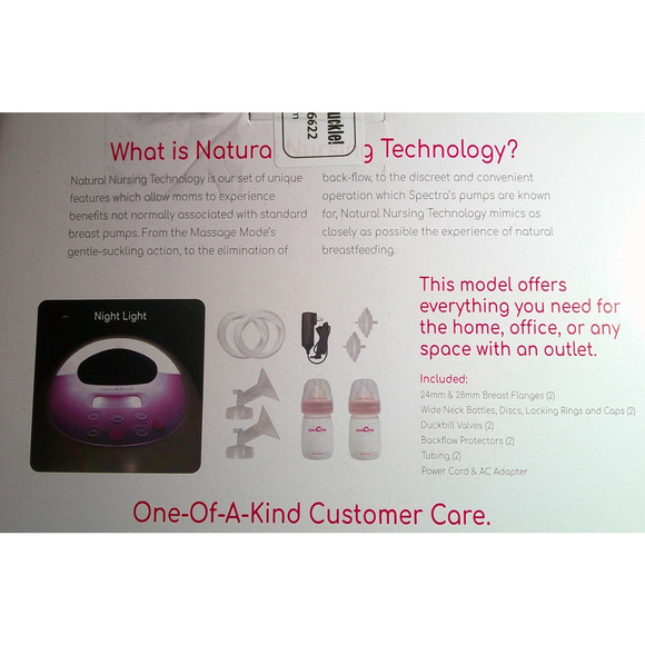 Spectra Premier Electric Breast Pump with Natural Nursing Technology Model S2PLU - Picture 9 of 9